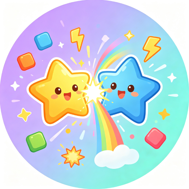 方块摘星宣传图
