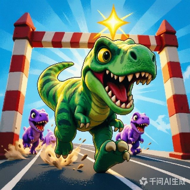 恐龙排排战宣传图