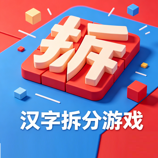汉字拆分游戏宣传图