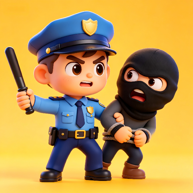 小小警察抓小偷图标