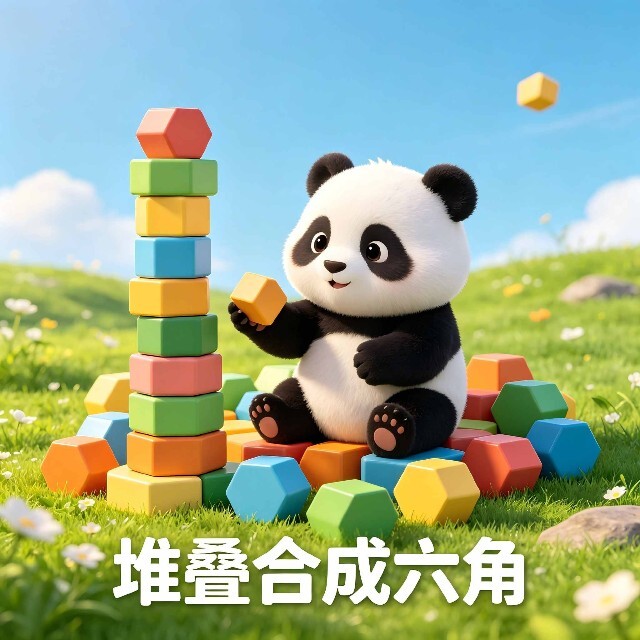 堆叠合成六角