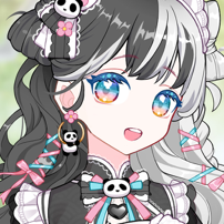 少女换装贴纸宣传图