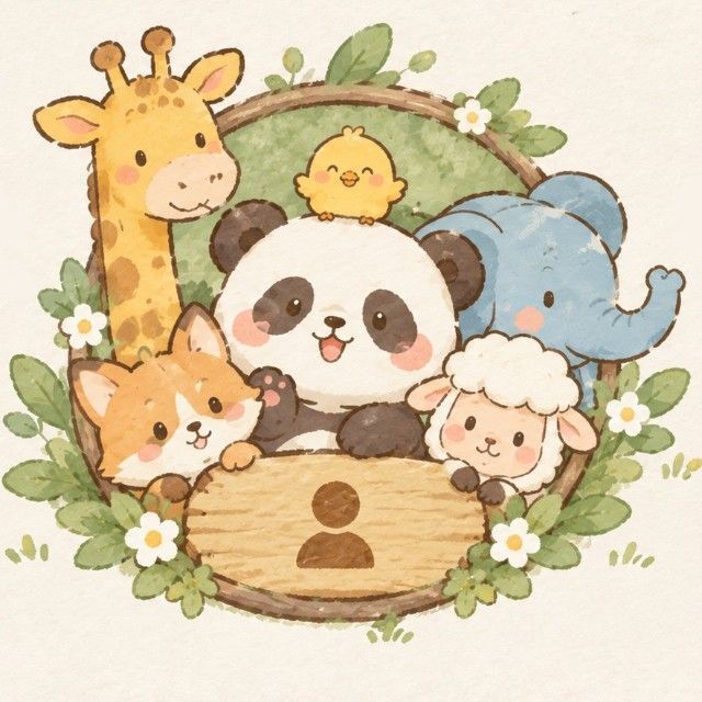 动物拼图收纳乐园图标